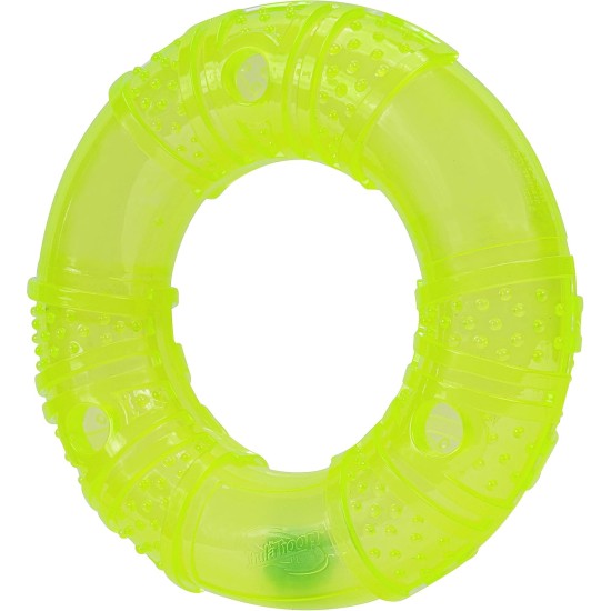 Jazwares Wham-O Pets Chewla-Hoop Treat Dispenser - Boredom Buster, Mentally Stimulating, Challenging Interactive Dog Toy Jazwares Wham-O Pets Chewla-Hoop Treat Dispenser - Boredom Buster, Mentally Stimulating, Challenging Interactive Dog Toy