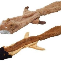 JeffersPet Pack of 2 Chipmunks and Fox Thinnies - No Filling, No Squeakers. JeffersPet Pack of 2 Chipmunks and Fox Thinnies - No Filling, No Squeakers.