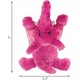 KONG Cozie Elmer Elephant - Indoor Squeaky Dog Plush Toy - Small Dogs KONG Cozie Elmer Elephant - Indoor Squeaky Dog Plush Toy - Small Dogs