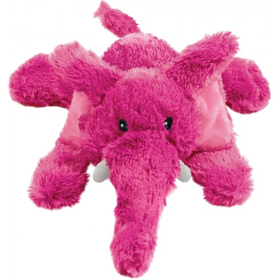 KONG Cozie Elmer Elephant - Indoor Squeaky Dog Plush Toy - Small Dogs KONG Cozie Elmer Elephant - Indoor Squeaky Dog Plush Toy - Small Dogs