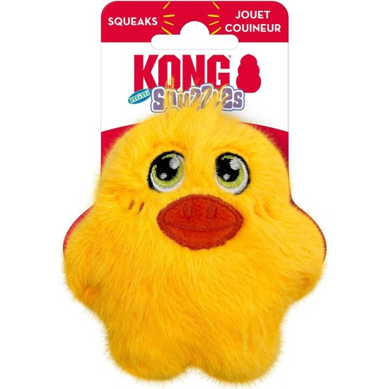 KONG Snuzzles Kiddos Mini Squeaky Dog Toy, Extra Small, Duck