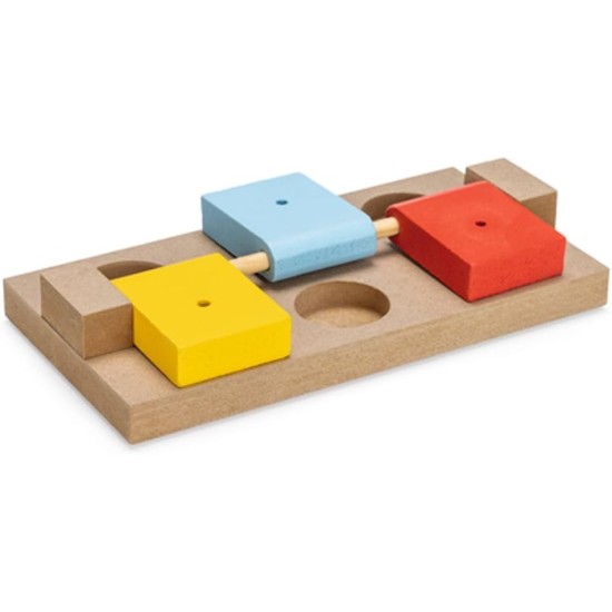 Karlie 43010 Activity Toy Puppy Wooden Colourful Clays 23 x 12 x 4 cm One Size Natural Karlie 43010 Activity Toy Puppy Wooden Colourful Clays 23 x 12 x 4 cm One Size Natural