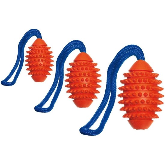 Karlie 45856 Boomer Aqua Football Solid Rubber Karlie 45856 Boomer Aqua Football Solid Rubber
