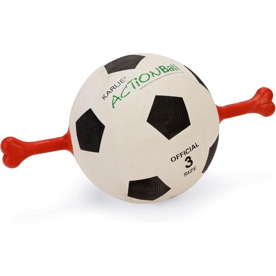 Karlie 45890 Action Ball with Solid Rubber Handles ø 19cm Karlie 45890 Action Ball with Solid Rubber Handles ø 19cm