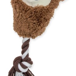 Karlie Alpaca with Rope, Dog Toy, Plush/Cotton, Brown, 26 x 13 x 10 cm Karlie Alpaca with Rope, Dog Toy, Plush/Cotton, Brown, 26 x 13 x 10 cm
