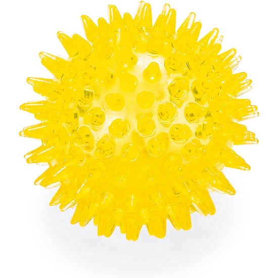 Karlie Ball with Rope - Dog Toy - TPR / Cotton - Yellow - 16 x 7 x 7 Karlie Ball with Rope - Dog Toy - TPR / Cotton - Yellow - 16 x 7 x 7