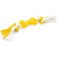 Karlie Ball with Rope - Dog Toy - TPR / Cotton - Yellow - 16 x 7 x 7 Karlie Ball with Rope - Dog Toy - TPR / Cotton - Yellow - 16 x 7 x 7