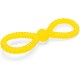 Karlie Ball with Rope - Dog Toy - TPR / Cotton - Yellow - 16 x 7 x 7 Karlie Ball with Rope - Dog Toy - TPR / Cotton - Yellow - 16 x 7 x 7