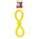 Karlie Ball with Rope - Dog Toy - TPR / Cotton - Yellow - 16 x 7 x 7 Karlie Ball with Rope - Dog Toy - TPR / Cotton - Yellow - 16 x 7 x 7