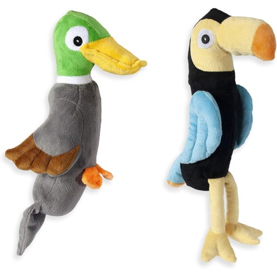 Karlie Dog Toy Plush Bird L: 38 cm W: 14 cm H: 8 cm Blue/Yellow Toucan Karlie Dog Toy Plush Bird L: 38 cm W: 14 cm H: 8 cm Blue/Yellow Toucan