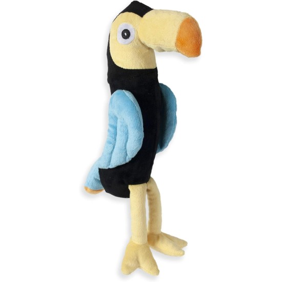 Karlie Dog Toy Plush Bird L: 38 cm W: 14 cm H: 8 cm Blue/Yellow Toucan Karlie Dog Toy Plush Bird L: 38 cm W: 14 cm H: 8 cm Blue/Yellow Toucan