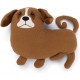 Karlie Dog Toy Plush Dog L 25 cm Brown Borris Karlie Dog Toy Plush Dog L 25 cm Brown Borris
