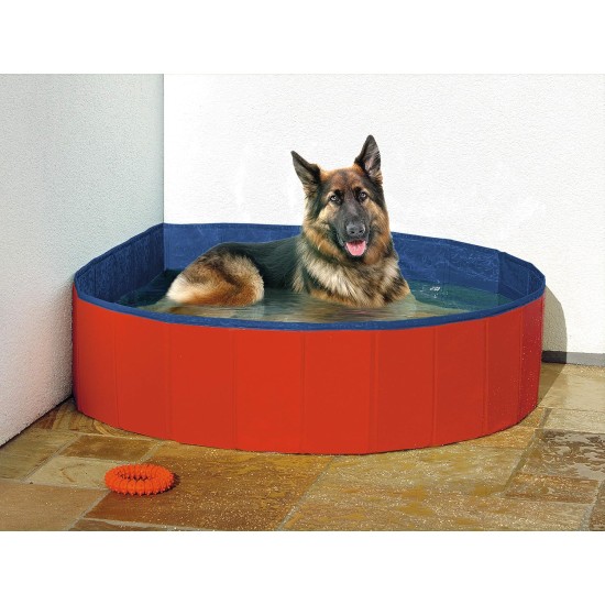 Karlie Doggy Pool, 80 x 20 cm, Blue/Red Karlie Doggy Pool, 80 x 20 cm, Blue/Red