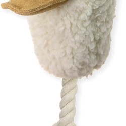 Karlie Duck with Rope, Dog Toy, Plush, Beige, 24 x 13 x 10 cm Karlie Duck with Rope, Dog Toy, Plush, Beige, 24 x 13 x 10 cm