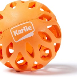 Karlie GRID PLAYBALL, RUBBER KOKO, ORANGE, 8 X 8 X 16, 5 CM, S Karlie GRID PLAYBALL, RUBBER KOKO, ORANGE, 8 X 8 X 16, 5 CM, S