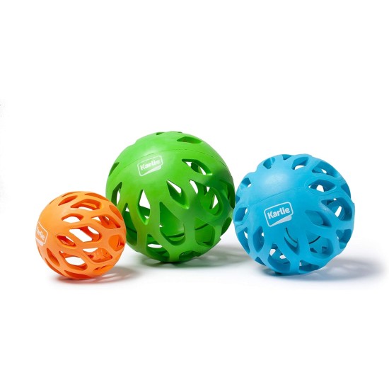 Karlie GRID PLAYBALL, RUBBER KOKO, ORANGE, 8 X 8 X 16, 5 CM, S Karlie GRID PLAYBALL, RUBBER KOKO, ORANGE, 8 X 8 X 16, 5 CM, S
