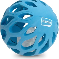 Karlie Mesh Ball with TPR LED Light Ball Diameter 11.5 cm Blue Karlie Mesh Ball with TPR LED Light Ball Diameter 11.5 cm Blue