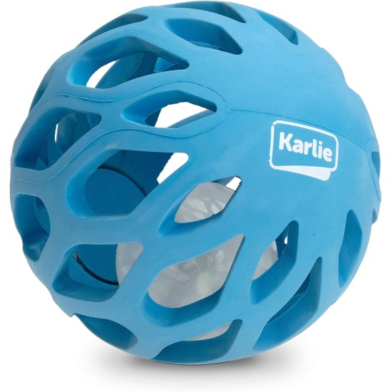 Karlie Mesh Ball with TPR LED Light Ball Diameter 11.5 cm Blue Karlie Mesh Ball with TPR LED Light Ball Diameter 11.5 cm Blue