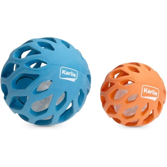 Karlie Mesh Ball with TPR LED Light Ball Diameter 11.5 cm Blue Karlie Mesh Ball with TPR LED Light Ball Diameter 11.5 cm Blue