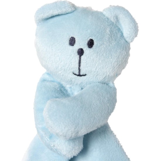 Karlie Plush Bear Puppy Snooze Blanket Squeeker Toy Karlie Plush Bear Puppy Snooze Blanket Squeeker Toy