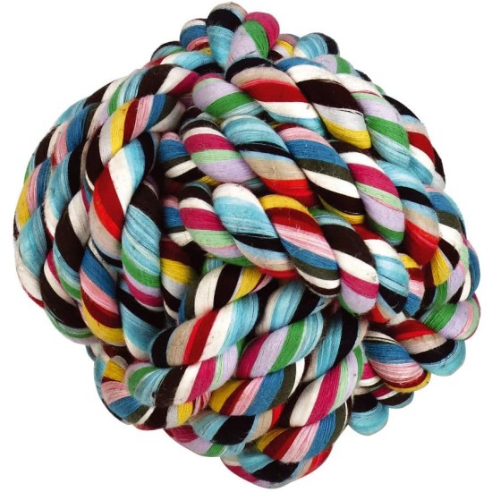 Kerbl Knotted Cotton Ball for Dog, 15 cm Dia Kerbl Knotted Cotton Ball for Dog, 15 cm Dia