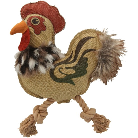 Kerbl Pet Dog Toy Cockerel Karl, 24 cm