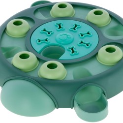 Kerbl Pet Turtle Thinking and Learning Toy, Dog Toy, Turquoise, 25 x 28 x 5 cm, Polypropylene, Dogs, Fillable, Easy to Clean Kerbl Pet Turtle Thinking and Learning Toy, Dog Toy, Turquoise, 25 x 28 x 5 cm, Polypropylene, Dogs, Fillable, Easy to Clean