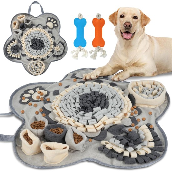 Kolamom Sniffing Rug for Dogs Clever Dog Toy with Non-Slip Intelligence Toy for Dogs Anti Stress Sniffing Mat Play Mat for Small and Large Dogs Kolamom Sniffing Rug for Dogs Clever Dog Toy with Non-Slip Intelligence Toy for Dogs Anti Stress Sniffing Mat Play Mat for Small and Large Dogs