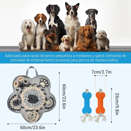 Kolamom Sniffing Rug for Dogs Clever Dog Toy with Non-Slip Intelligence Toy for Dogs Anti Stress Sniffing Mat Play Mat for Small and Large Dogs Kolamom Sniffing Rug for Dogs Clever Dog Toy with Non-Slip Intelligence Toy for Dogs Anti Stress Sniffing Mat Play Mat for Small and Large Dogs