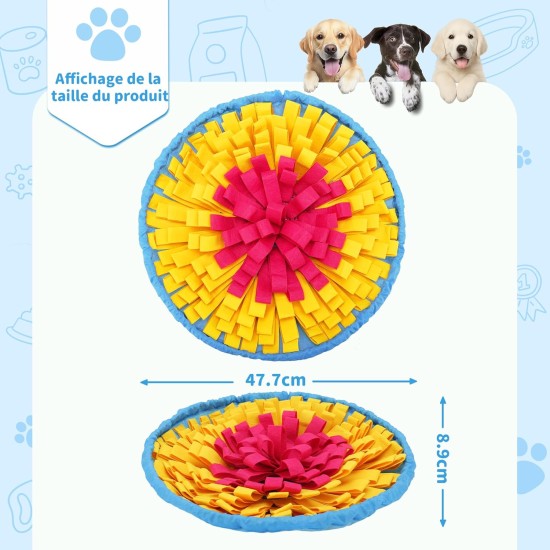 Kolamom Sniffing Rug for Dogs Clever Dog Toy with Non-Slip Intelligence Toy for Dogs Anti Stress Sniffing Mat Play Mat for Small and Large Dogs Kolamom Sniffing Rug for Dogs Clever Dog Toy with Non-Slip Intelligence Toy for Dogs Anti Stress Sniffing Mat Play Mat for Small and Large Dogs
