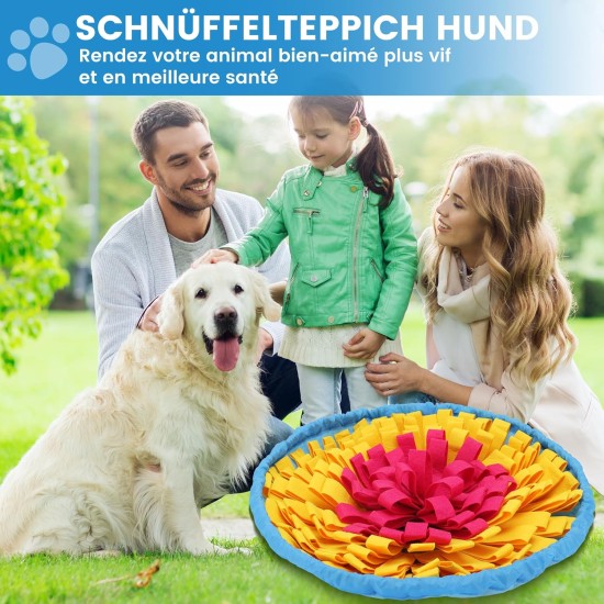 Kolamom Sniffing Rug for Dogs Clever Dog Toy with Non-Slip Intelligence Toy for Dogs Anti Stress Sniffing Mat Play Mat for Small and Large Dogs Kolamom Sniffing Rug for Dogs Clever Dog Toy with Non-Slip Intelligence Toy for Dogs Anti Stress Sniffing Mat Play Mat for Small and Large Dogs