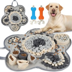 Kolamom Sniffing Rug for Dogs Clever Dog Toy with Non-Slip Intelligence Toy for Dogs Anti Stress Sniffing Mat Play Mat for Small and Large Dogs Kolamom Sniffing Rug for Dogs Clever Dog Toy with Non-Slip Intelligence Toy for Dogs Anti Stress Sniffing Mat Play Mat for Small and Large Dogs