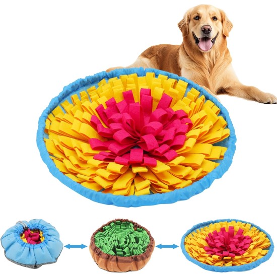 Kolamom Sniffing Rug for Dogs Clever Dog Toy with Non-Slip Intelligence Toy for Dogs Anti Stress Sniffing Mat Play Mat for Small and Large Dogs Kolamom Sniffing Rug for Dogs Clever Dog Toy with Non-Slip Intelligence Toy for Dogs Anti Stress Sniffing Mat Play Mat for Small and Large Dogs