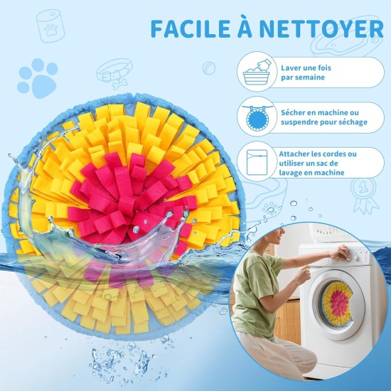 Kolamom Sniffing Rug for Dogs Clever Dog Toy with Non-Slip Intelligence Toy for Dogs Anti Stress Sniffing Mat Play Mat for Small and Large Dogs Kolamom Sniffing Rug for Dogs Clever Dog Toy with Non-Slip Intelligence Toy for Dogs Anti Stress Sniffing Mat Play Mat for Small and Large Dogs
