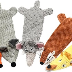 KrauzPet Dog Toys Squeaky Plush No Stuffing Crinkle Dog Toys for Small Medium Large Dogs Interactive Puppy Chew Toys 5 Pack KrauzPet Dog Toys Squeaky Plush No Stuffing Crinkle Dog Toys for Small Medium Large Dogs Interactive Puppy Chew Toys 5 Pack