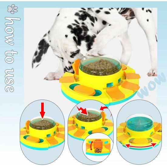 Kubatis Dog Puzzle Toys, Puppy Treat Toys, Dog Puzzle Feeder for Large, Medium and Small Dog Christmas Gifts. Dog Treat Puzzle Balls, Pet Food Puzzle Dispensing Slow Feeder for IQ Training & Mental Kubatis Dog Puzzle Toys, Puppy Treat Toys, Dog Puzzle Feeder for Large, Medium and Small Dog Christmas Gifts. Dog Treat Puzzle Balls, Pet Food Puzzle Dispensing Slow Feeder for IQ Training & Mental