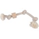 LOVE STORY Natural Rope and Wooden Toy L/48 x 6 cm LOVE STORY Natural Rope and Wooden Toy L/48 x 6 cm