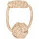 La Cordeline Dog Toy Cotton Hemp Rope Natural Interactive Toy for Dogs Puppy Ball with Handle 15cm La Cordeline Dog Toy Cotton Hemp Rope Natural Interactive Toy for Dogs Puppy Ball with Handle 15cm