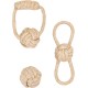La Cordeline Set of 3 Dog Toys Cotton Rope Hemp Natural Interactive Toys for Dogs Puppies La Cordeline Set of 3 Dog Toys Cotton Rope Hemp Natural Interactive Toys for Dogs Puppies