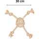 La cordeline Dog Toy Cotton Hemp Rope Natural Interactive Toy for Dogs Puppy Ball with 4 Ropes La cordeline Dog Toy Cotton Hemp Rope Natural Interactive Toy for Dogs Puppy Ball with 4 Ropes