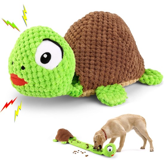 Letsmeet Squeaky Dog Toy, Stress Relief Game for Boredom, Dog Puzzle Toy, IQ Training, Dog Sniffing Toy, Foraging Instinct Training, Suitable for Small, Medium and Large Letsmeet Squeaky Dog Toy, Stress Relief Game for Boredom, Dog Puzzle Toy, IQ Training, Dog Sniffing Toy, Foraging Instinct Training, Suitable for Small, Medium and Large