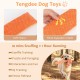 Letsmeet Squeaky Dog Toy, Stress Relief Game for Boredom, Dog Puzzle Toy, IQ Training, Dog Sniffing Toy, Foraging Instinct Training, Suitable for Small, Medium and Large Letsmeet Squeaky Dog Toy, Stress Relief Game for Boredom, Dog Puzzle Toy, IQ Training, Dog Sniffing Toy, Foraging Instinct Training, Suitable for Small, Medium and Large