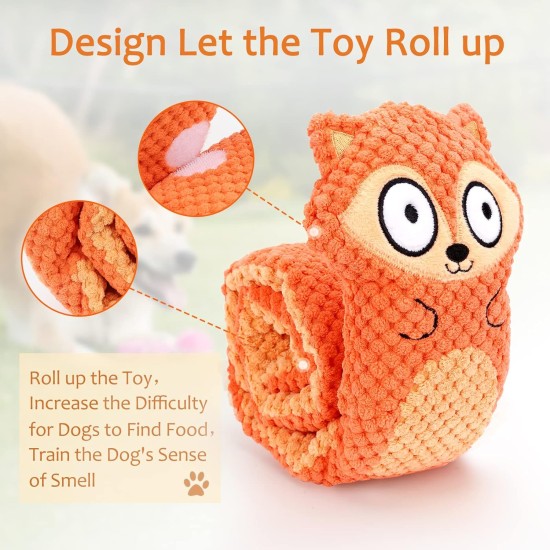 Letsmeet Squeaky Dog Toy, Stress Relief Game for Boredom, Dog Puzzle Toy, IQ Training, Dog Sniffing Toy, Foraging Instinct Training, Suitable for Small, Medium and Large Letsmeet Squeaky Dog Toy, Stress Relief Game for Boredom, Dog Puzzle Toy, IQ Training, Dog Sniffing Toy, Foraging Instinct Training, Suitable for Small, Medium and Large