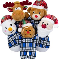 MAOOOOB Christmas Dog Toys Squeaky Plush Toys for Medium Small Dogs, Interactive Stuffed Puppy Toy, Funny Cute Dog Gift for Puppies, 5 Pack MAOOOOB Christmas Dog Toys Squeaky Plush Toys for Medium Small Dogs, Interactive Stuffed Puppy Toy, Funny Cute Dog Gift for Puppies, 5 Pack
