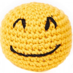 MICHI MICHI-SC104 GIOCO Crochet Toy Emoji 01 Smile Hundespielzeug MICHI MICHI-SC104 GIOCO Crochet Toy Emoji 01 Smile Hundespielzeug
