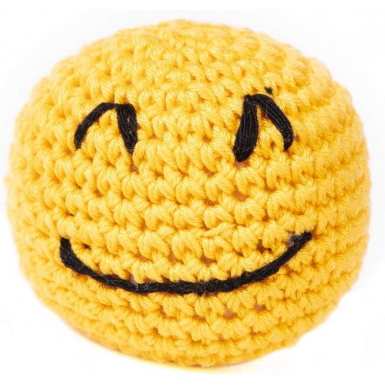 MICHI MICHI-SC104 GIOCO Crochet Toy Emoji 01 Smile Hundespielzeug MICHI MICHI-SC104 GIOCO Crochet Toy Emoji 01 Smile Hundespielzeug
