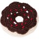 MICHI MICHI-SC108 GIOCO Crochet Doughnut Cioccolato Toy Chocolate Doughnut Dog Toy MICHI MICHI-SC108 GIOCO Crochet Doughnut Cioccolato Toy Chocolate Doughnut Dog Toy