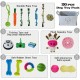 MRSOHRET Puppy Teething Chew Toy Dog Chew Toy with Rope Toy, Pet Toothbrush Treat Balls, Plush Toys and Squeaky Toys for Small Medium Dogs MRSOHRET Puppy Teething Chew Toy Dog Chew Toy with Rope Toy, Pet Toothbrush Treat Balls, Plush Toys and Squeaky Toys for Small Medium Dogs