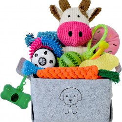 MRSOHRET Puppy Teething Chew Toy Dog Chew Toy with Rope Toy, Pet Toothbrush Treat Balls, Plush Toys and Squeaky Toys for Small Medium Dogs MRSOHRET Puppy Teething Chew Toy Dog Chew Toy with Rope Toy, Pet Toothbrush Treat Balls, Plush Toys and Squeaky Toys for Small Medium Dogs