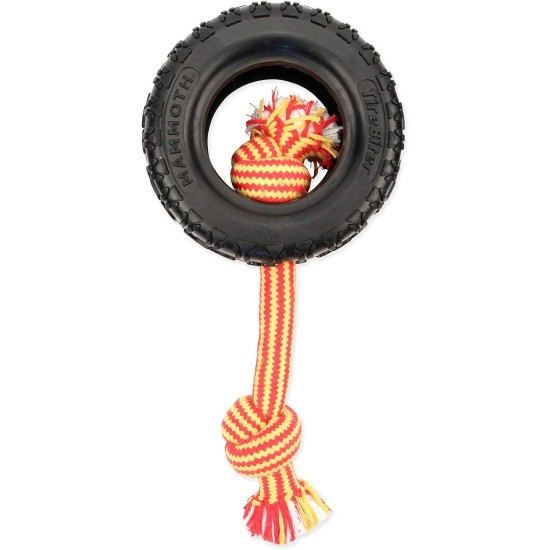 Mammoth Pet Products 43735018 Tirebiter II with Rope Dog Toy, XL Mammoth Pet Products 43735018 Tirebiter II with Rope Dog Toy, XL